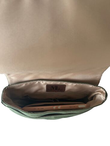 Capelle Miami Maxwell Compact Waxed Canvas and Leather Messenger Bag in Kuwait