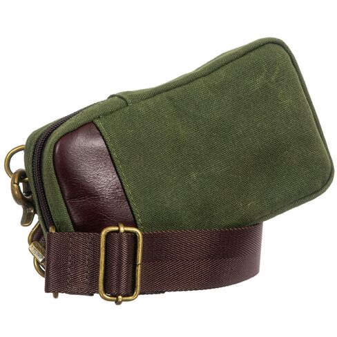 Capelle Miami Maxwell Waxed Canvas Crossbody Phone Pouch Wallet in Kuwait