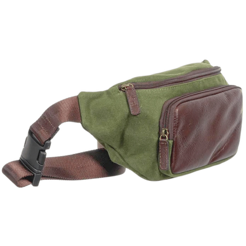 Capelle Miami Maxwell Waxed Canvas Waist Pack and Crossbody Sling Bag in Kuwait