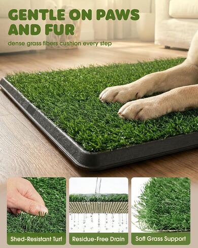 Powools Grass Pad for Dogs Potty, 3-Layer Reusable, Washable, 30 x 20 in in Saudi Arabia