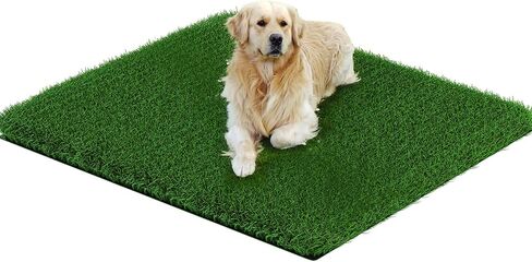 Fake Grass Pad for Dogs Potty Training Artificial Turf, 39.3x31.5in in Saudi Arabia