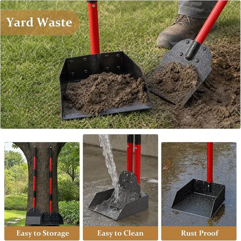 Pooper Scooper, Metal Poop Scooper for Small Medium Large Dog, Pet Supplies in Kuwait