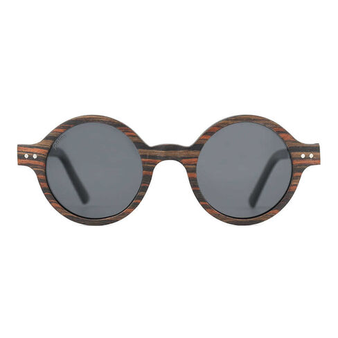 Capelle Miami Flic Polarized Wooden Sunglasses in Kuwait