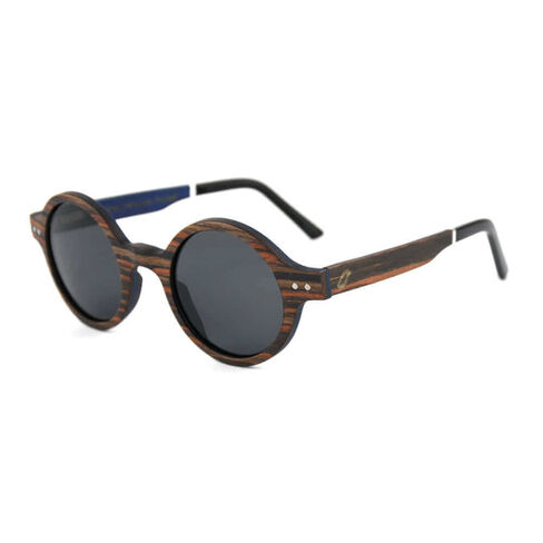 Capelle Miami Flic Polarized Wooden Sunglasses in Kuwait