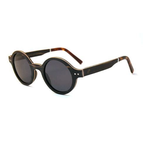 Capelle Miami Flic Polarized Wooden Sunglasses in Kuwait
