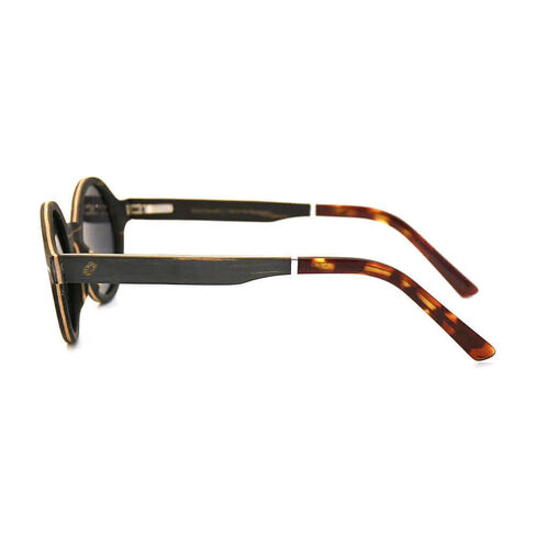 Capelle Miami Flic Polarized Wooden Sunglasses in Kuwait