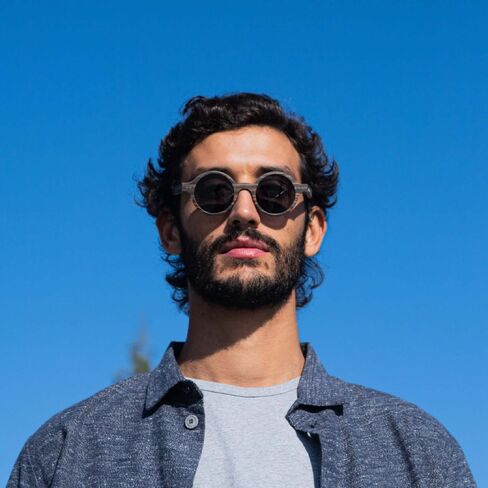 Capelle Miami Flic Polarized Wooden Sunglasses in Kuwait