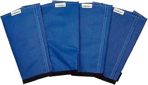 SHOOFLY Horse Leggins, Patented Loose Fitting Fly Boots, Breathable Plastic Mesh (Blue/Medium) in Saudi Arabia