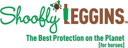SHOOFLY Horse Leggins, Patented Loose Fitting Fly Boots, Breathable Plastic Mesh (Blue/Medium) in Saudi Arabia