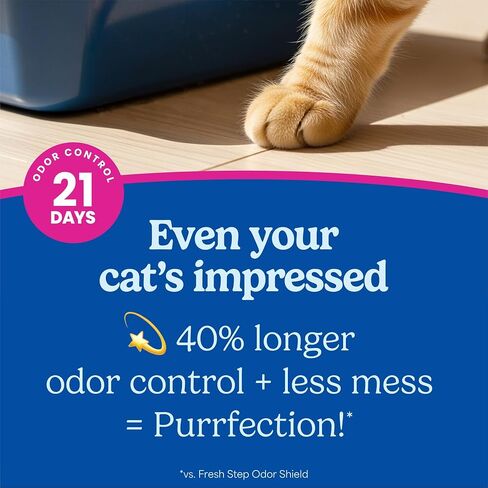 Fresh Step Advanced Clean Paws Multi Cat Clumping Cat Litter, 18.5 lb, 2 Pk in Kuwait