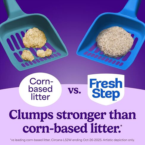Fresh Step Advanced Clean Paws Multi Cat Clumping Cat Litter, 18.5 lb, 2 Pk in Kuwait