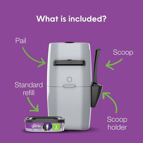 Litter Genie Standard Cat Litter Disposal Pail with 14 ft Standard Refill in Saudi Arabia