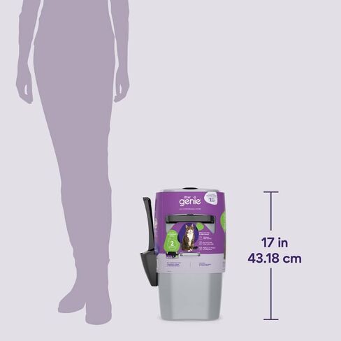 Litter Genie Standard Cat Litter Disposal Pail with 14 ft Standard Refill in Saudi Arabia