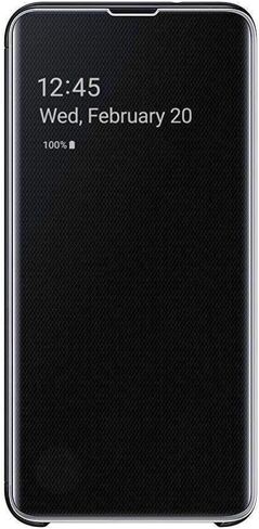 SAMSUNG Original Galaxy S10e Protective Clear View Folio Cover Case - Black in Kuwait