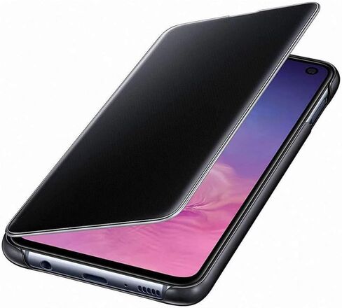 SAMSUNG Original Galaxy S10e Protective Clear View Folio Cover Case - Black in Kuwait