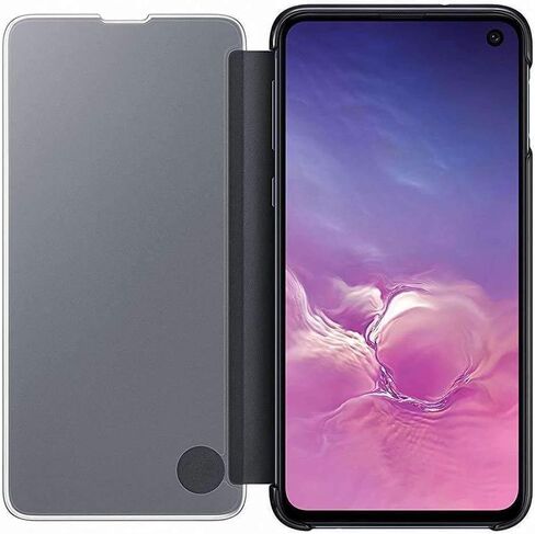 SAMSUNG Original Galaxy S10e Protective Clear View Folio Cover Case - Black in Kuwait