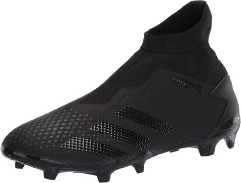 حذاء كرة القدم رجالي من adidas 20.3 Firm Ground، أبيض/ذهبي معدني/أسود، 10 US in Kuwait