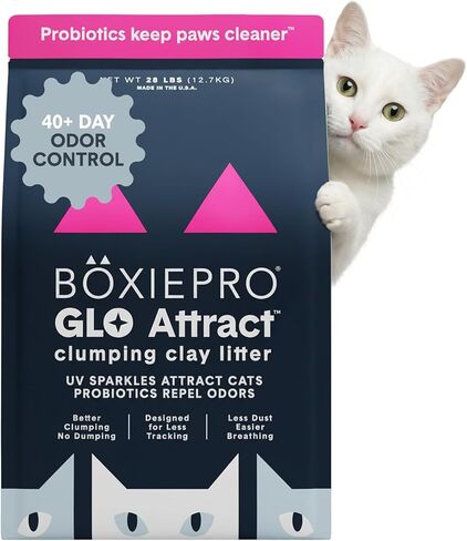 Boxie Probiotic Clumping Cat Litter 40+ Day Odor Control Dust Free 16 lb in Kuwait