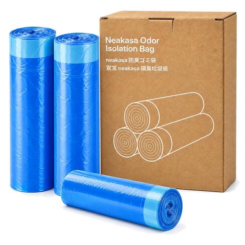 Neakasa XXL Refill Bags for PooGuard Cat Litter Bin, 7-Layer EVOH Odor Control with Good Sealing Function, 48pcs for Up to 12-Month Supply in Saudi Arabia