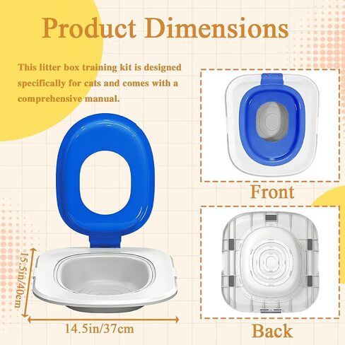 Cat Toilet Trainer Kit with Litter Scoop,5 Movable Parts in Kuwait