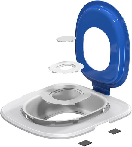 Cat Toilet Trainer Kit | Cat Potty Training Kit Toilet Box Blue in Kuwait