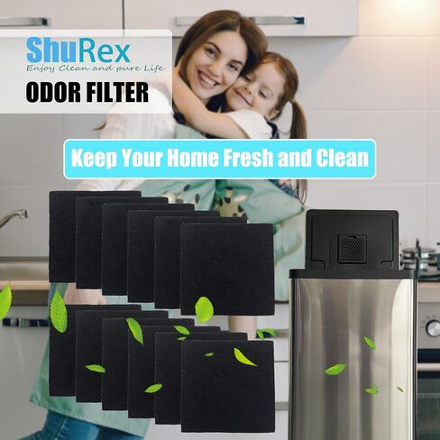 12 Pack Odor Absorbing Filter Refills for SIMPLI-MAGIC Trash Cans in Saudi Arabia