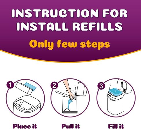 Cat Litter Refill Bags Compatible with Genie Easy Roll Litter Bin in Saudi Arabia