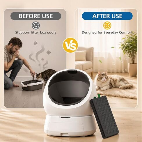 Activated Carbon Filters for PETLIBRO Luma Automatic Cat Litter Box in Saudi Arabia