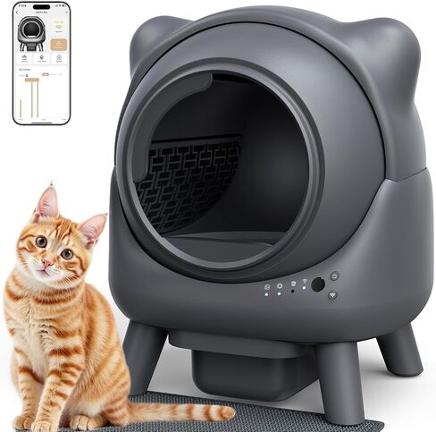Replaced Trash Bags-3 Rolls, 60 Packs FEELNEEDY Cat Litter Box Waste Bag for S20-A Automatic Self-Cleaning Cat Litter Box in Saudi Arabia