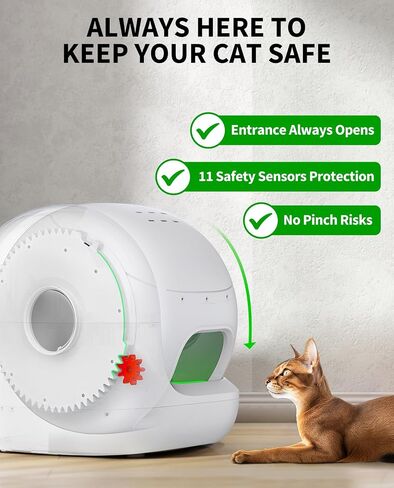 PETKIT PuraMax 2 Odor Free Automatic Cat Litter Box,with 2-Year Coverage in Kuwait
