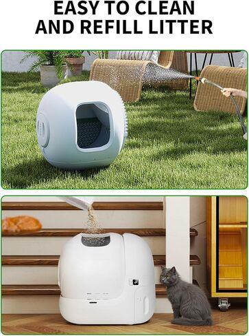 PETKIT PuraMax 2 Odor Free Automatic Cat Litter Box,with 2-Year Coverage in Kuwait