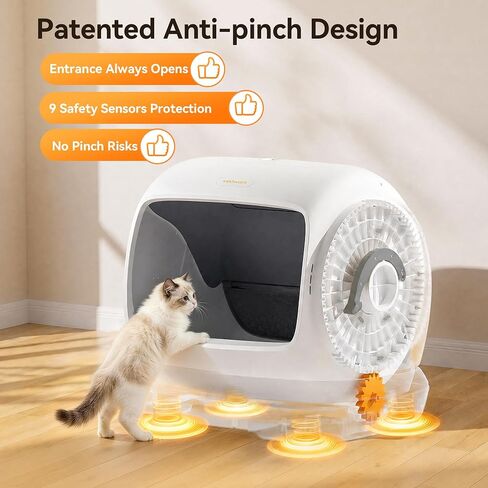 Meowant Large Space Automatic Litter Box for Multiple Cats in Kuwait