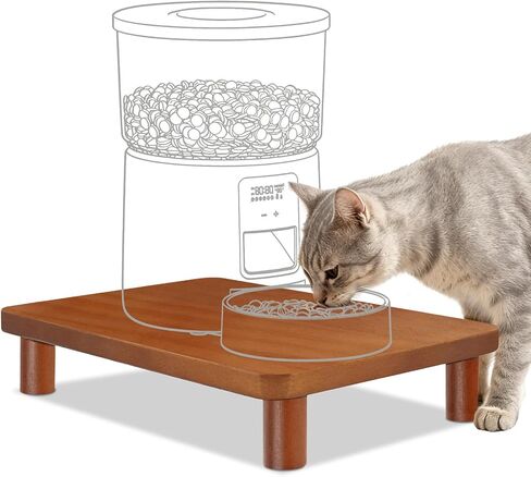 SZEE Cat Food Stand, Elevated Cat Feeder Stand for Automatic Feeder & Bowls in Saudi Arabia