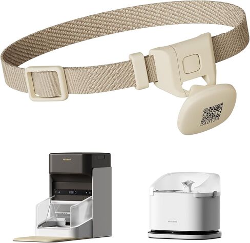 PETLIBRO Upgraded RFID Collar Tag for One RFID Automatic Cat Feeder PLAF301 and Smart App Monitoring Multi Cats Water Fountain PLWF305, Lightweight and Compact Collar Sensor with Snap Release Design in Saudi Arabia