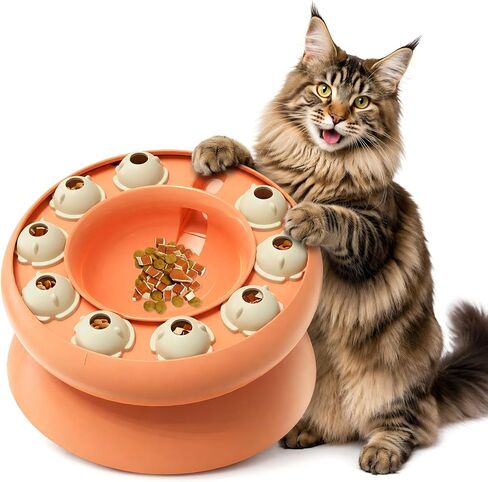 KADTC Cat Puzzle Toy, Slow Feeder, Interactive Enrichment for Indoor Cats in Saudi Arabia