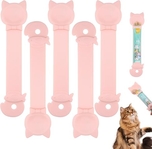 5-Pack Cat Treat Dispenser Spoon, Lickable Cat Treat Spoon for Wet Food in Saudi Arabia