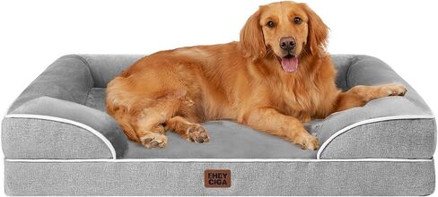 EHEYCIGA Orthopedic Extra Large Dog Bed, Waterproof Washable XL Pet Bed 44" in Saudi Arabia