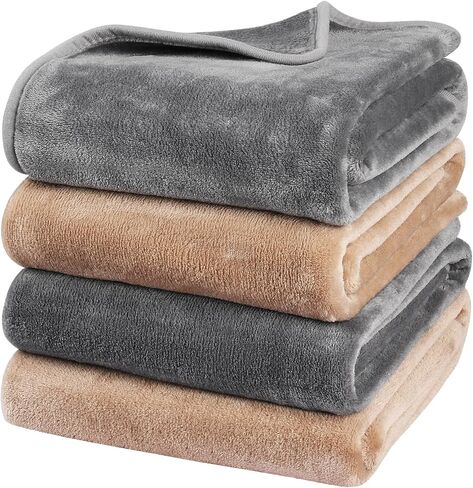 Onarway Dog Blanket Washable for Puppy: 4 Packs Dog Blankets 40"x28" in Saudi Arabia