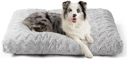 EHEYCIGA Washable XL Dog Beds Large Sized Dog, 41x27 Inch Pet Bed, Grey in Saudi Arabia