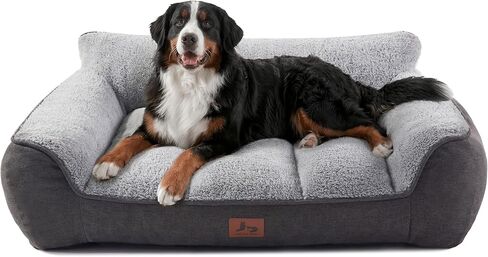 XL Extra Thick Orthopedic Bolster Dog Bed for Large Dogs in Kuwait