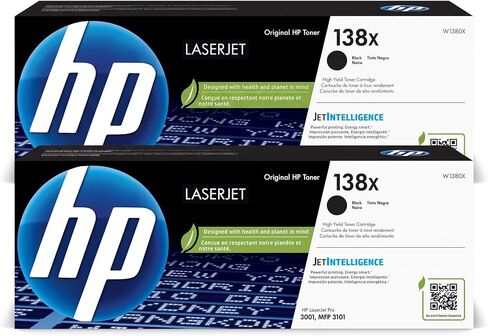 خرطوشة حبر HP 138X Black Laserjet الأصلية - تعمل هذه الخرطوشة مع: HP LaserJet Pro 3001، MFP 3101 in Kuwait