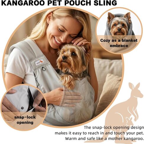 Dog Carrier Backpack, Front Dog Sling Carriers for Small Dogs in Kuwait