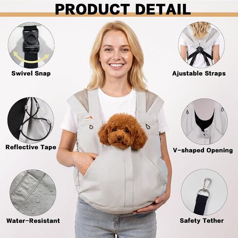 Dog Carrier Backpack, Front Dog Sling Carriers for Small Dogs in Kuwait