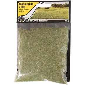 Woodland Scenic Static Grass 7mm-Light Green -FS623