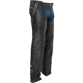 First Mfg Co - Patriot - Unisex Motorcycle Biker Riding Leather Chaps