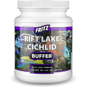 Fritz Aquatics Rift Lake Cichlid Buffer Multi-Lake Formula Raises KH & pH (1.5-Pound)
