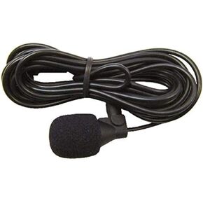 Jensen JMICHFP Omnidirectional Microphone, 12ft. Cable Length, Locking Connector, Visor Clip and 3M Adhesive Pad Included, Works with all JENSEN Heavy Duty Bluetooth Radios