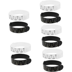 EXCEART 4 Pcs Wrist Measuring Tool Adjustable Bangle Measuring Tool Wrist Size Measure Tool Wrist Gauge Tools Bracelet Sizer Ring Gauge Sizer Ring Sizer Jewelry Measuring Circle Pu