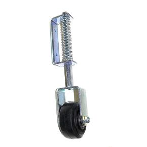 220 lb Heavy Duty Gate or Door Caster - Spring Loaded - 4 Inch Fixed Wheel - Square Shaft Non-Swivel - Foghorn Construction