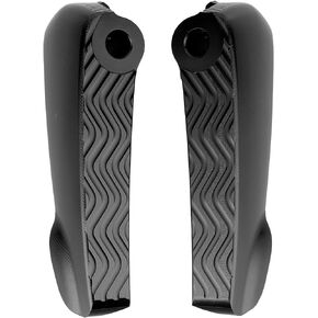 Acouto Motorcycle Rear Foot Pegs for Vespa GT 125 200/GTS 250ie 300ie/GTV 125 250 300 1 Pair Rear Foot Pegs Pedal Pad Motorcycle Folding Footrest(Black)